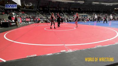 84 lbs 5th Place - Paityn McCann, Lady Outlaw Wrestling Academy vs Holly Eason, South Central Punisher Wrestling Club