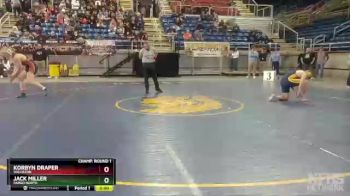 195 lbs Champ. Round 1 - Jack Miller, Fargo North vs Korbyn Draper, Williston