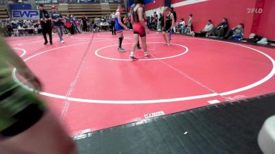 80-86 lbs Rr Rnd 2 - Mason Leach, Sallisaw Takedown Club vs Rhoan Rambo, Raw Wrestling Club