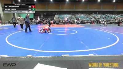 83 lbs Consi Of 8 #2 - William Peralta, Camas Wrestling Club vs Julian Zurita, Hillsboro Mat Club