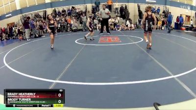 63 lbs Round 4 (10 Team) - Brody Turner, Bloomington South Wrestling Club vs Brady Heatherly, Mishawaka Wrestling Club