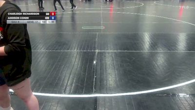 85 lbs Round 3 (10 Team) - Addison Coker, Genesis vs Charleigh Richardson, Georgia United