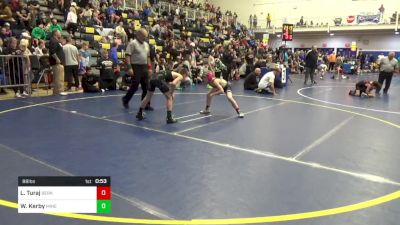 88 lbs Semifinal - Liam Turaj, Berks Catholic vs Waylon Kerby, Mineral Wells