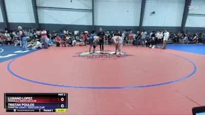 215 lbs Quarterfinal - Lusiano Lopez, Peninsula Wrestling Club vs Tristan Poulos, Thurston County Wrestling Club