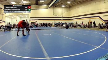 197 lbs Cons. Semi - Alvin Osadebe, Ohio Wesleyan University vs Johnathan Shannon, Adrian NCWA