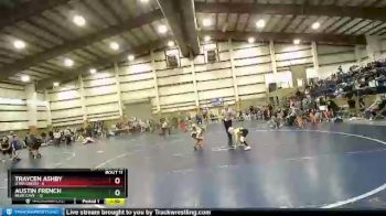 59 lbs Quarters & Wb (16 Team) - Traycen Ashby, Utah Green vs Austin French, Bear Cave