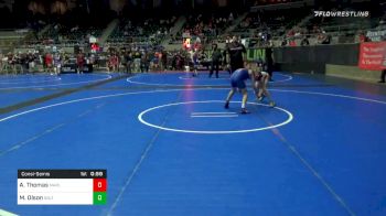 75 lbs Consolation - Aydan Thomas, Mission Arlington vs Michael Olson, Sebolt