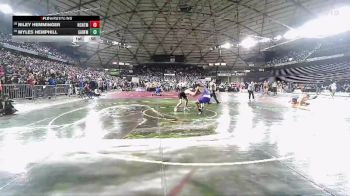 Boys 3A 150 lbs Cons. Round 2 - Myles Hemphill, Garfield vs Riley Hemminger, North Central