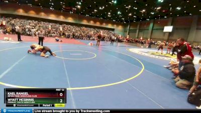 125-134 lbs Round 1 - Kael Rangel, Ripon Tribe Wrestling Club vs Wyatt Mcginnis, Fernley Youth Wrestling