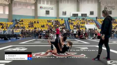 Luana Alencar F vs Anna Clara Ferreira Gomes 2025 ADCC Brazilian Nationals