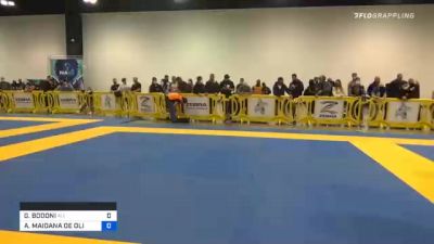 GIANCARLO BODONI vs ARNALDO MAIDANA DE OLIVEIRA 2020 IBJJF Pan No-Gi Championship