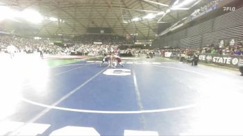 Boys 1A 120 lbs Quarterfinal - Brody Johnson, La Center vs Finley Ekerson, Montesano