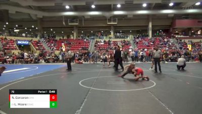 79 lbs Champ. Round 1 - Landry Moore, El Dorado Wrestling Club vs Nicholas Corcoran, Greater Heights Wrestling