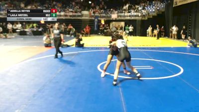 5A 110 lbs Cons. Semi - Laila Wetzel, New Braunfels Long Creek vs Adiella Reyes, San Antonio Wagner