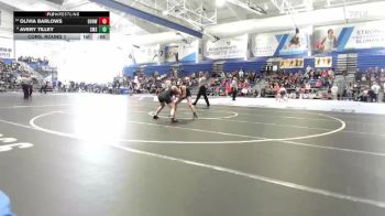 110 lbs Cons. Round 1 - Olivia Barlows, Blue Valley Northwest vs Avery Tilley, Shawnee Mission South