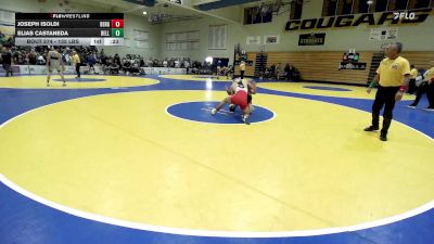 135 lbs Consi Of 32 #2 - Joseph Isoldi, Bergen Catholic (NJ) vs Elias Castaneda, Bella Vista