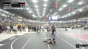 46 lbs Round Of 16 - Zayden Tapia, Valley Bad Boys vs Azariah Rael, Sierra Grande Panthers