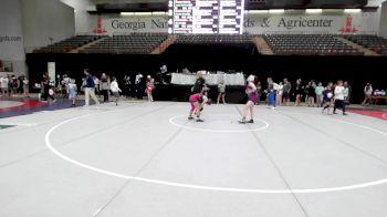 100-105 lbs Quarterfinal - Mikayla Williams, The Storm Wrestling Center vs Isabella Hinson, Georgia