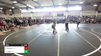 52 lbs Consolation - Caleb Romero, Grindhouse WC vs Ashton Lopez, Parker Invictus WC