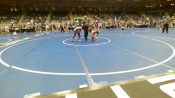 85 lbs Round Of 16 - Easton Terrell, Team Tulsa Wrestling Club vs Kadan Mclaurin, Tulsa North Mabee Stampede