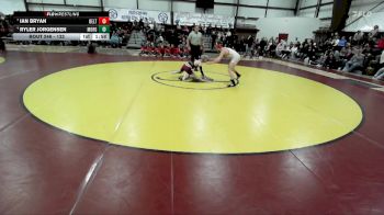 132 lbs Cons. Semi - Ryler Jorgensen, Morgan vs Ian Bryan, Delta