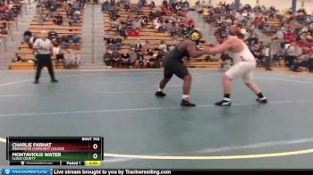 285 lbs Cons. Round 2 - Montavious Water, Cloud County vs Charlie Farhat, Ridgewater Community College