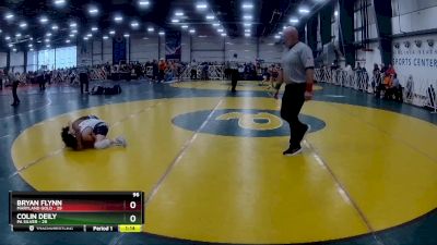 96 lbs Rd# 9- 2:15pm Saturday Final Pool - Bryan Flynn, Maryland GOLD vs Colin Deily, PA Silver