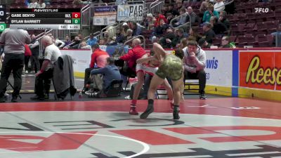 114 lbs First Round - Gabe Benyo, Hazleton Area vs Dylan Barrett, Penn-Trafford