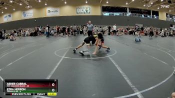 100 lbs Round 2 - Asher Cabral, Mat Assassins Black vs Ezra Herron, Triangle WA