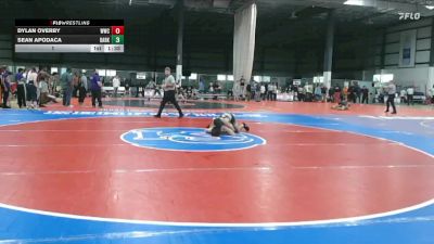 106 lbs 1 - Sean Apodaca, DARKHORSE vs Dylan Overby, WILLIAMSBURG WRESTLING CLUB