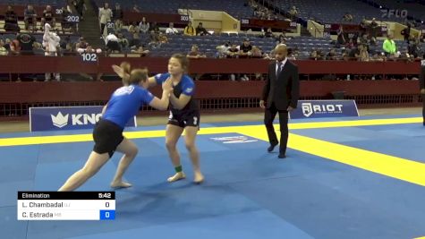 Lea Chambadal vs Camila Estrada 2024 Pan IBJJF Jiu-Jitsu No-Gi Championship