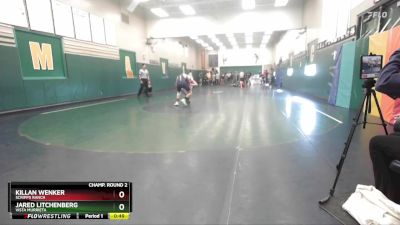126 lbs Champ. Round 2 - Jared Litchenberg, Vista Murrieta vs Killan Wenker, Scripps Ranch
