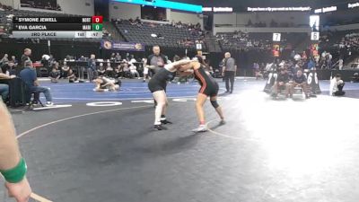 155 lbs 3rd Place - Symone Jewell, Northgate (NC) vs Eva Garcia, Marina (SS)