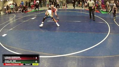 92 lbs Cons. Round 1 - Oaklan Joe, Blanding Pride Wrestling vs Logan Emerson, Northside Wrestling Club