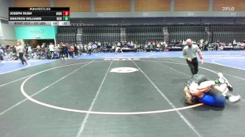 157 lbs Consi Of 32 #2 - Joseph Rush, Auburn vs Grayson Williams, Reed