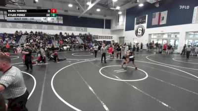 120 lbs Cons. Round 2 - Kylee Perez, Legacy Wrestling Center vs Vilma Torres, Santa Ana