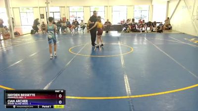 92 lbs Round 4 (6 Team) - Miles Aase, Minnesota Red vs Domenic DeGraide, Rhode Island White