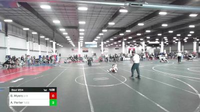 69 lbs Quarterfinal - Benjamin Myers, LV Bear WC vs Avery Porter, Tucson Pride WC