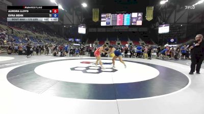 170 lbs Cons. Rd Of 16 - Aurora Lloyd, IA vs Evra Behn, TX