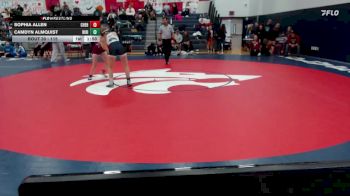 115 lbs Champ. Round 1 - Camdyn Almquist, River Ridge vs Sophia Allen, W. F. West (Girls)