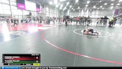 73-75 lbs Round 2 - Parker Donica, Lionheart WC vs Tucker Pulley, St. Maries WC