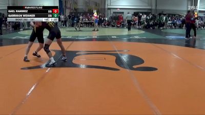 141 lbs Cons. Round 1 - Gael Ramirez, Unattached vs Garrison Weisner, Unattached