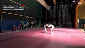 120 lbs Cons. Round 2 - Dominick Reicks, NH/TV vs Henri Martinez-Alvarado, South Tama County