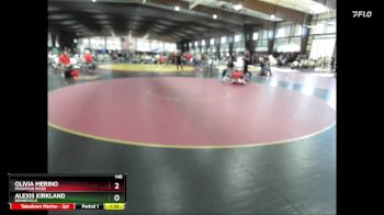 145 lbs Quarterfinal - Olivia Merino, Mountain Ridge vs Alexis Kirkland, Bonneville