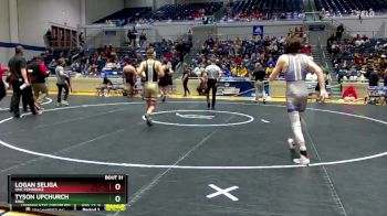 125 lbs Quarterfinal - Tyson Upchurch, King vs Logan Seliga, UNC Pembroke