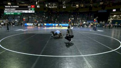 125 lbs Round Of 64 - Travis Clawson, Clarion vs Malik Hardy, The Citadel