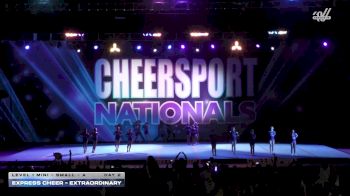 Express Cheer - Extraordinary [2026 L1 Mini - Small - A Day 2] 2026 CHEERSPORT National All Star Cheerleading Championship