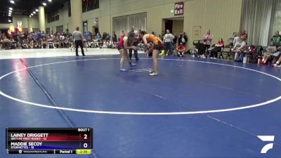 175 lbs Round 1 (4 Team) - Maddie Secoy, Stormettes vs Lainey Driggett, Ain`t My First Rodeo