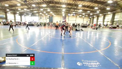 180 lbs Consi Of 16 #1 - Benjamin Rutherford, RI vs Joshua Sessums, VA