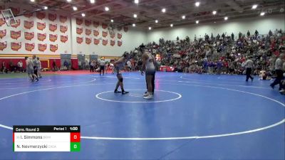 175 lbs Cons. Round 3 - Isaiah Simmons, Berea-Midpark vs Nathanael Nevmerzycki, Cuyahoga Valley Christian Academy